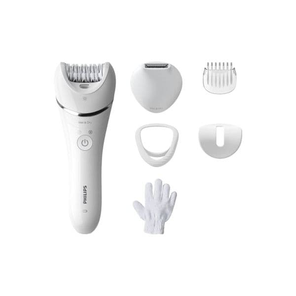 Philips Depiladora Wet&Dry BRE715/00 - 6 Acessórios Arranque Multi-zonas Recarregável