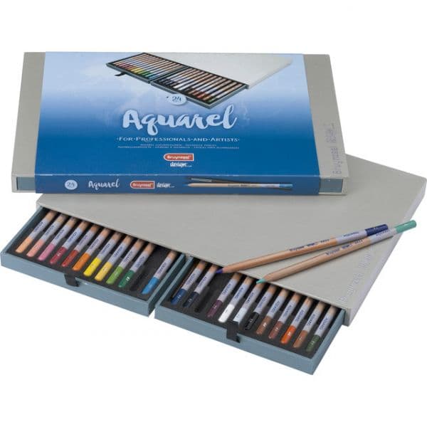 Bruynzeel Caixa de Prestígio de Vinte e Quatro de Aguarela Multicolor