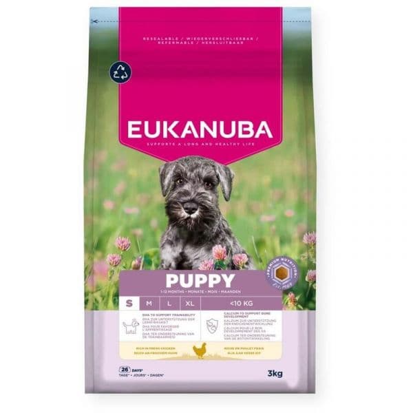 Eukanuba Puppy Small Frango 3kg
