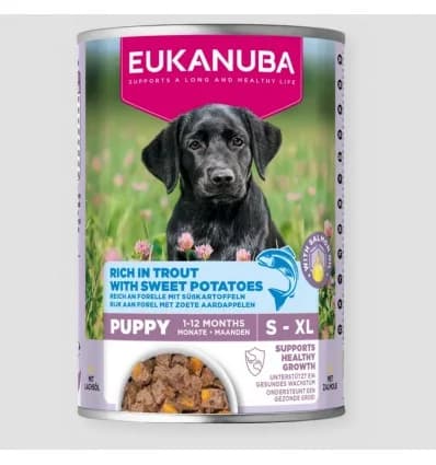 Ração Húmida Eukanuba Puppy Trucha com Batata Doce 400g