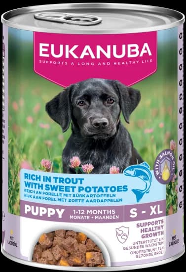 Ração Húmida Eukanuba Puppy Trucha com Batata Doce 400g