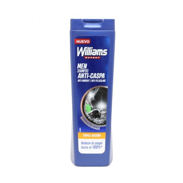 Williams Anti-Caspa Carvão e Menta Shampoo 250ml