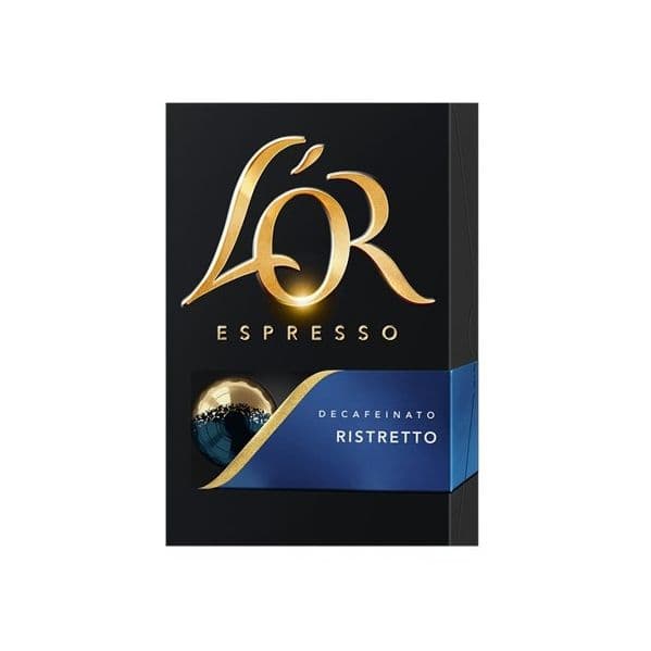 L'Or Espresso Decaffeinato Ristretto compatível Nespresso - 10 Cápsulas