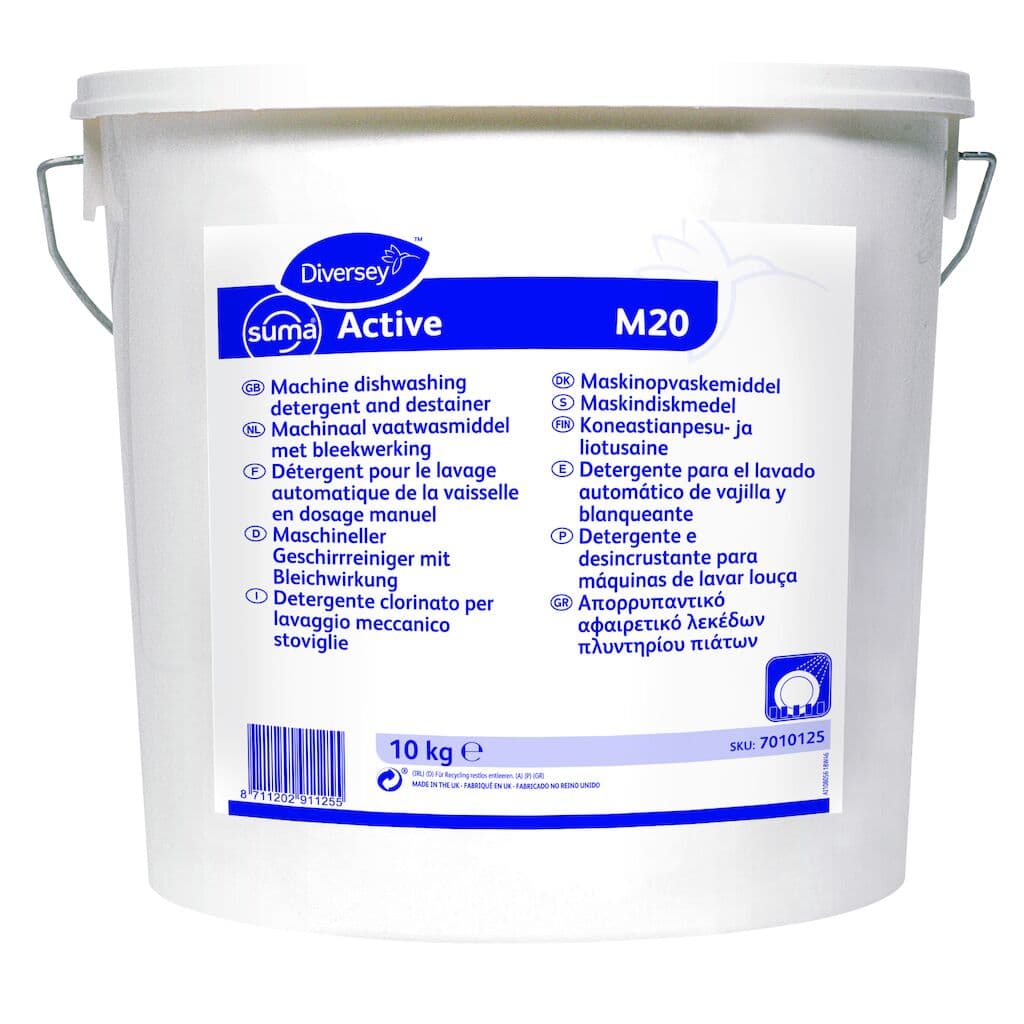 Diversey Suma Active M20 – Detergente em Pó para Máquinas de Lavar Loiça 10kg