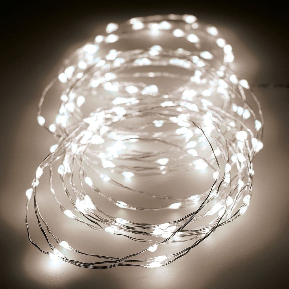 GRINALDA MICRO LED INTERMITENTE 180 LEDS BRANCO QUENTE 14M