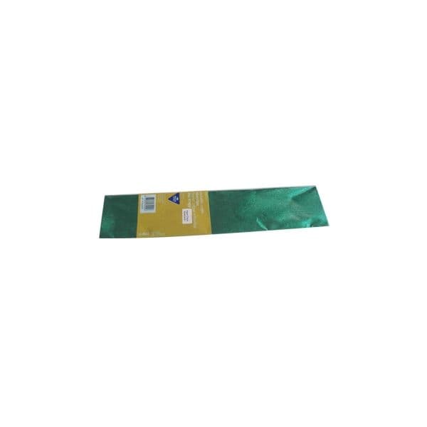 Rolo de Papel Crepe 50x150cm Verde Metalizado