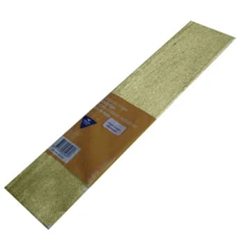 Papel Crepe 150x50cm Rolo Ouro 123Z162261