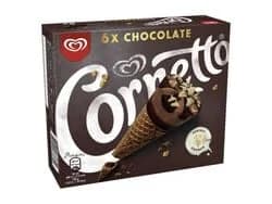 gelado cornetto chocolate 6x90ml