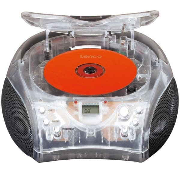 Lenco Rádio CD SCD-24 Transparent