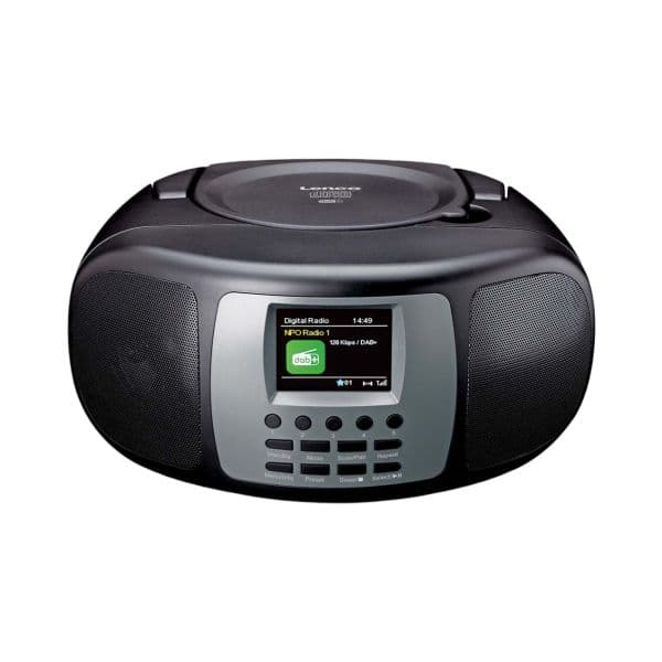 Lenco Rádio Portátil DAB+/FM com Leitor de CD, Bluetooth e Ecrã LCD a Cores