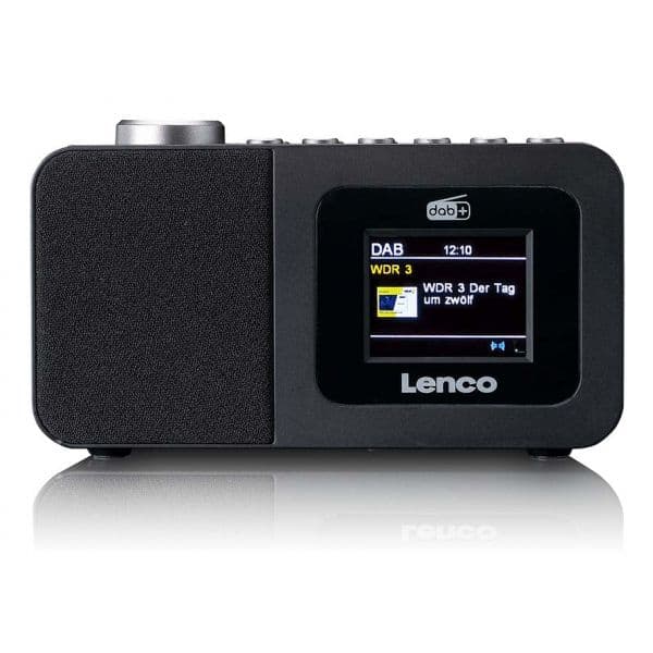 Lenco Rádio-relógio CR-625BK Bluetooth DAB+ FM com Ecrã LCD Preto
