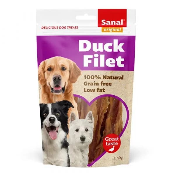 Sanal Dog Duck Filet 80g