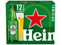 cerveja heineken 12x0.25l
