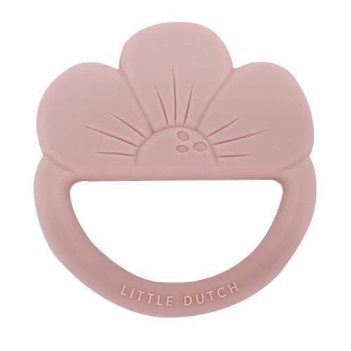 Mordedor em Silicone LittleDutch Flower Rosa