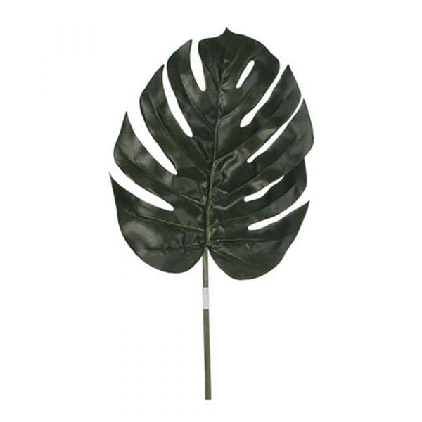 Mica Decorations Folha de Monstera Verde 88cm