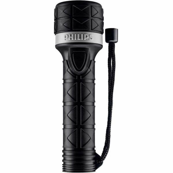 Philips Lanterna LED de Borracha SFL5200/10 25 Lúmens 2 Pilhas AA Preto