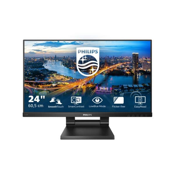 Monitor Philips 24" 242B1TC Full HD 75Hz SmoothTouch IPS HDMI VGA DisplayPort