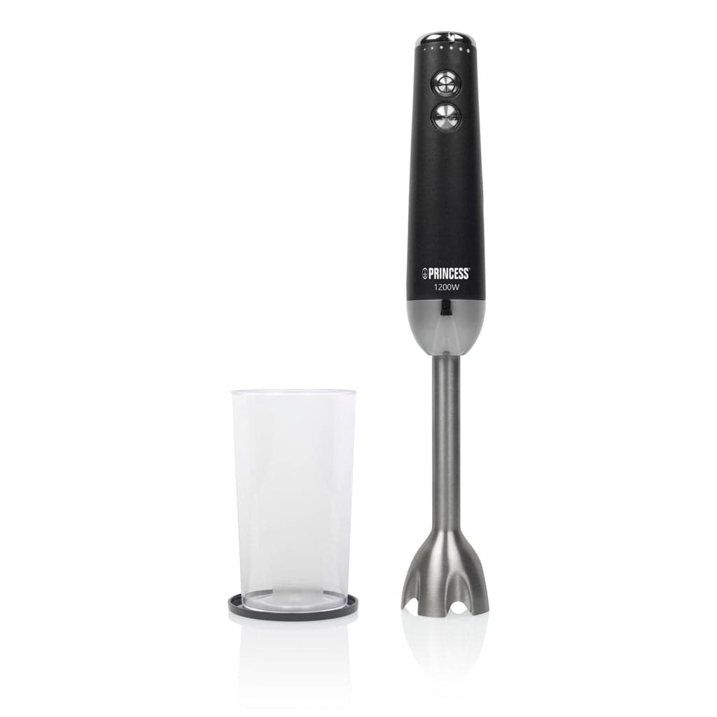 Princess 221229 0,7 l Varinha mágica 1200 W Preto, Aço inoxidável