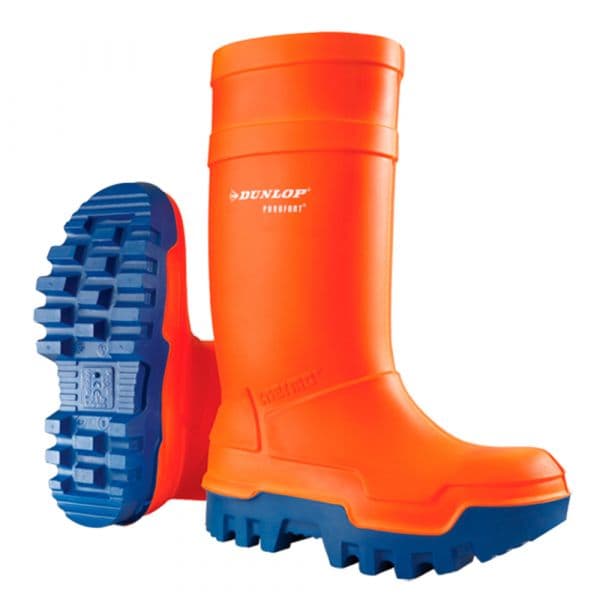 Dunlop Galochas Purofort Thermo + Full Safety Laranja 39/40