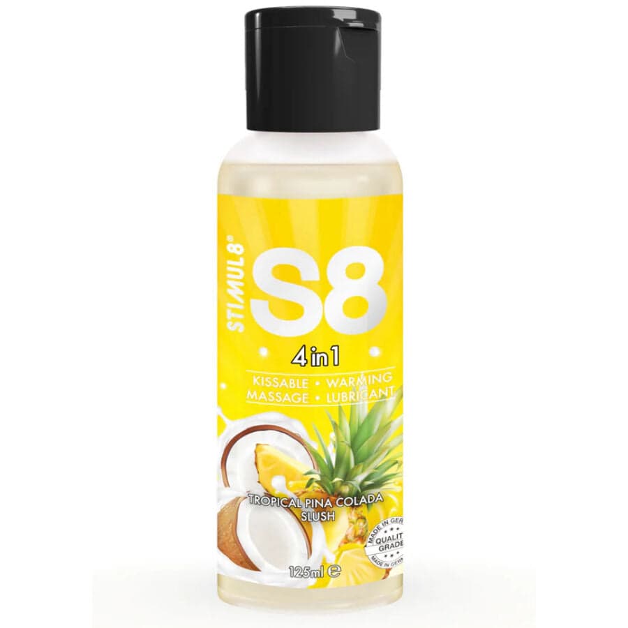 Stimul8 4 em 1 Pina Colada Lubrificante de Sobremesa 125 ml