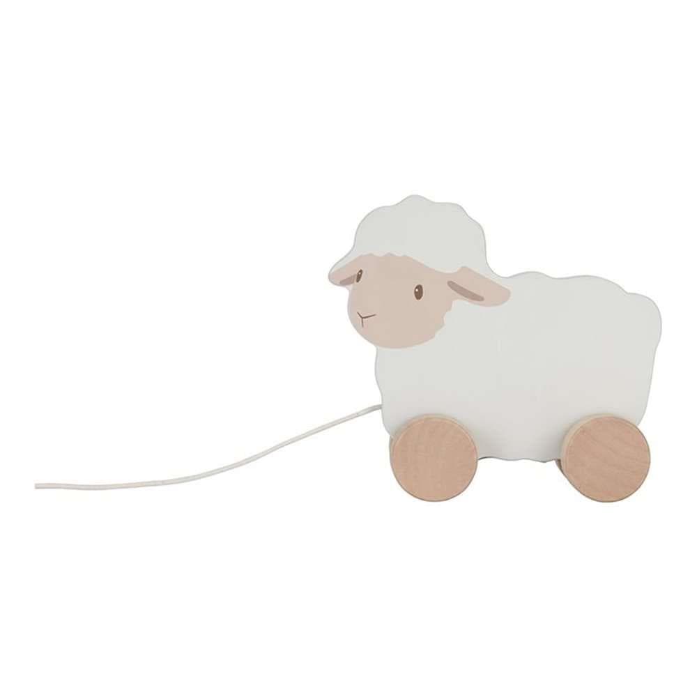 Ovelha Little Dutch Little Farm para Puxar em Madeira
