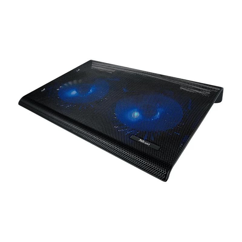 Trust Notebook Cooler Dual Fan Blue 10-17 - 20104