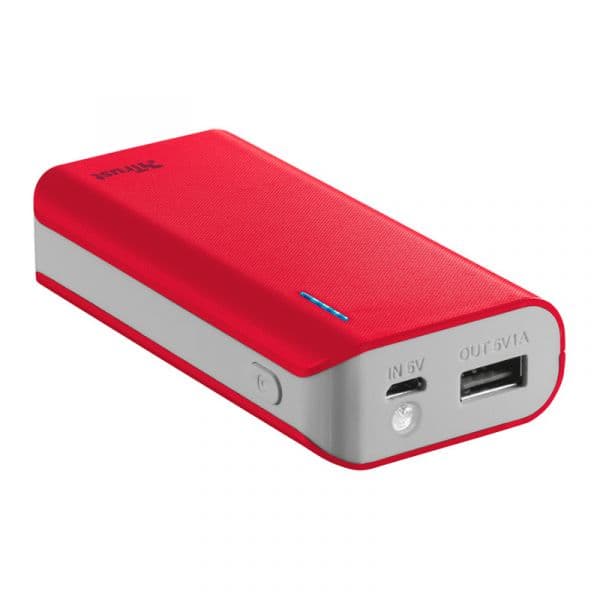 Powerbank Trust Primo 4400mAh Red - 21226