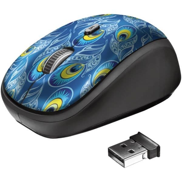 Trust Mouse Wireless Yvi 1600DPI - 23388