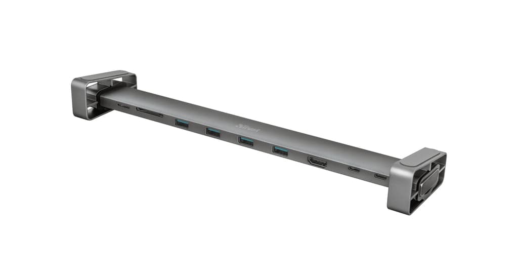 Dock Station Type-C Multiport Trust Dalyx 60W Cinza