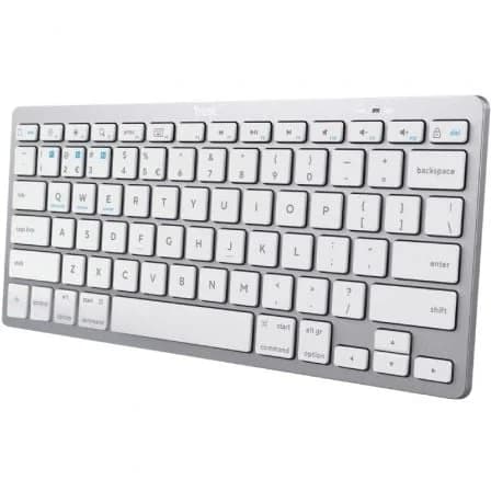 Teclado Trust Compacto Sem Fios Prateado (Teclado Espanhol)