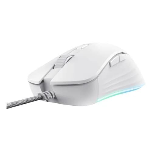 Trust GXT924W YBAR Plus RGB 25600 DPI Branco