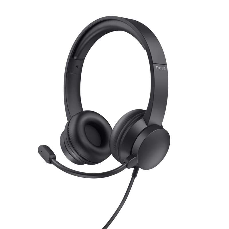 Auriculares Trust / Preto / TRU-AUR_AYDA_BK