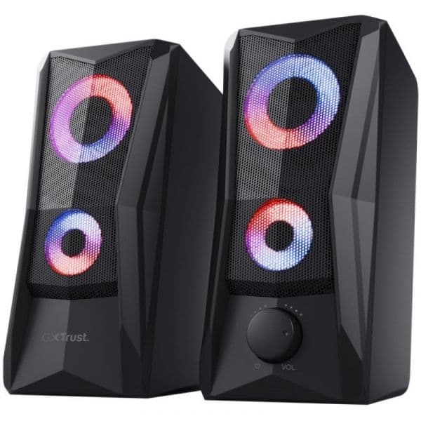 Trust GXT 606 JAVV Conjunto de Altifalantes 2.0 RGB 12W Pretos