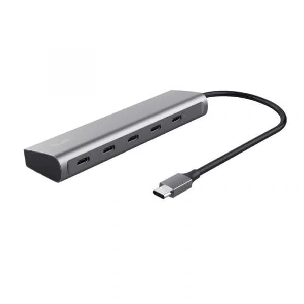 Trust HUB USB-C HALYX 5 Portas USB-C