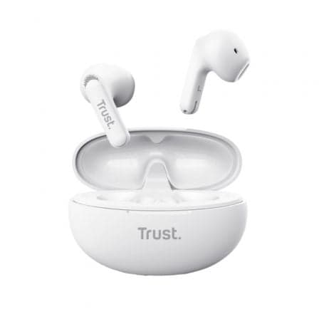 Trust Auriculares Yavi ENC Bluetooth Branco
