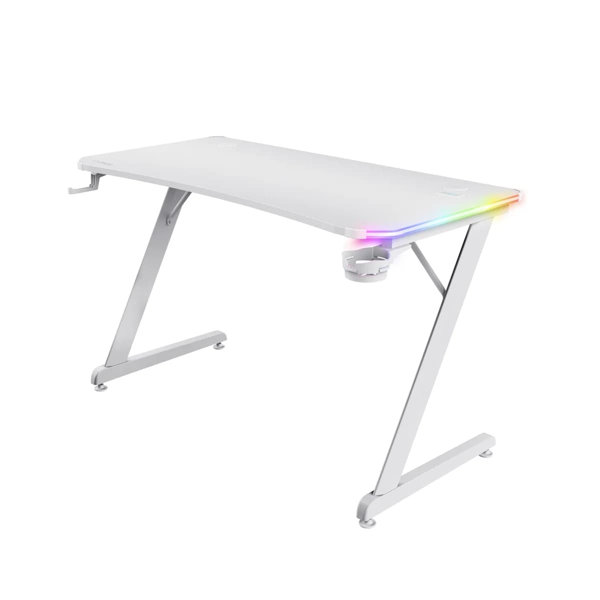 Trust Mesa Gaming 709W Luminus RGB Branca