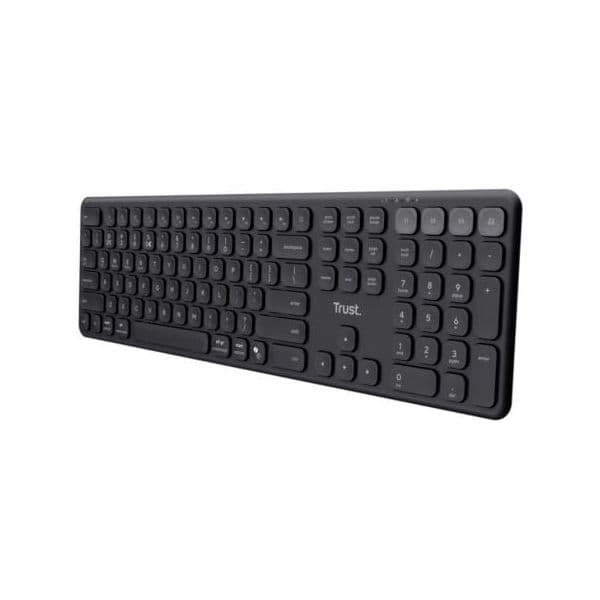 Teclado Trust Vaiya Sem Fios Preto Espanhol
