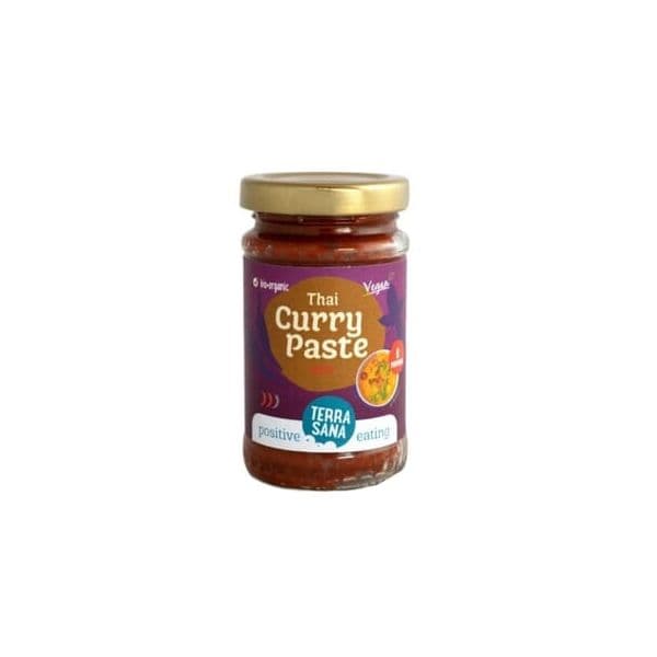 Terrasana Pasta de Caril Vermelho Tailandês 120g