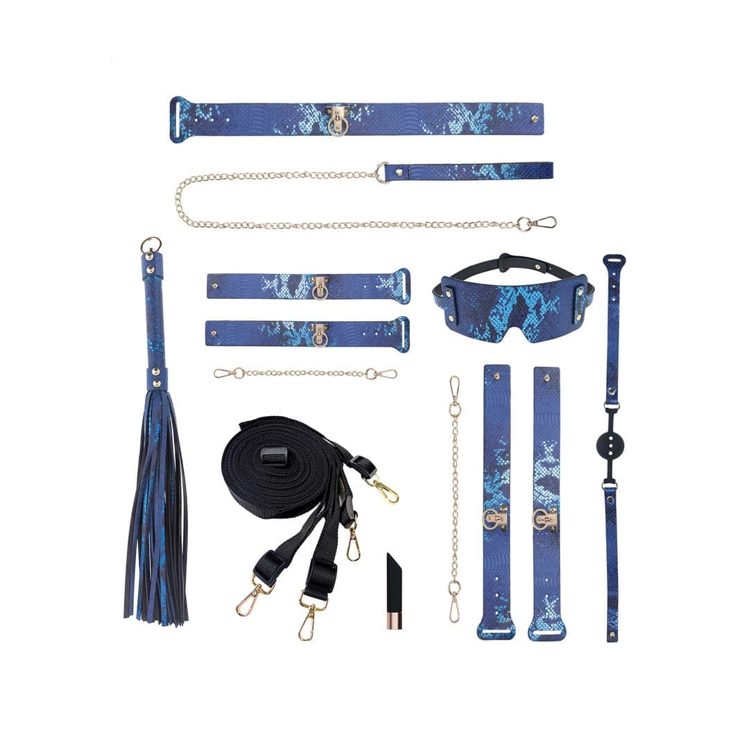 Kit Com Bolsa Florence Collection Azul Ouch!