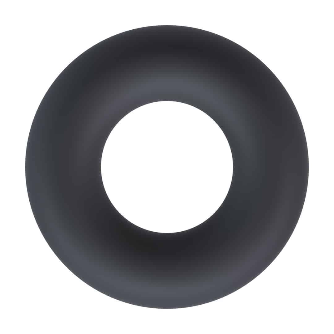 Anel Para O Pénis Em Silicone Líquido M Preto Levelz