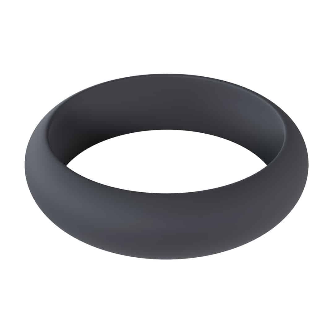 Anel Para O Pénis Em Silicone Wide O Xxl 55Mm Preto Levelz