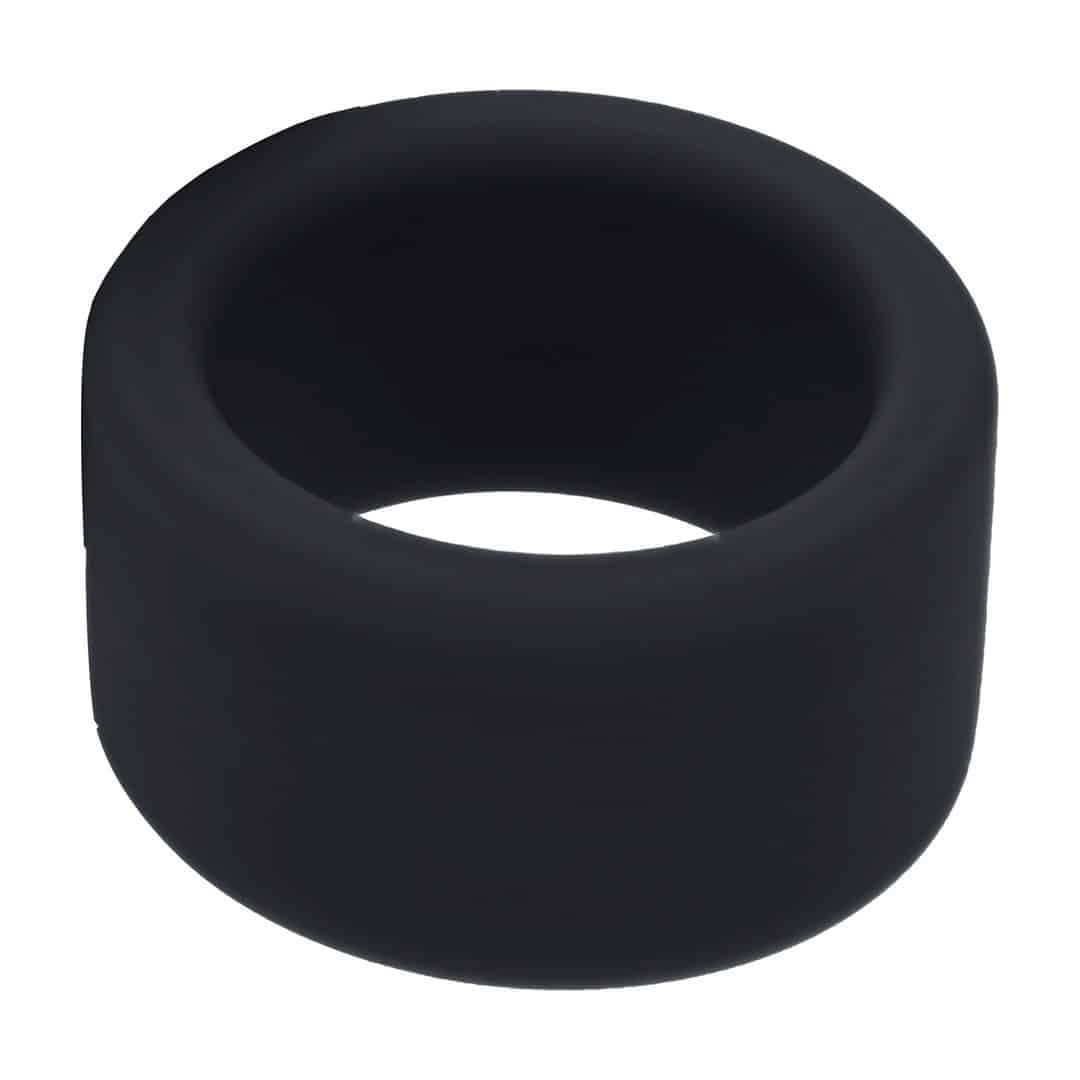 Extensor De Testículos Em Silicone Líquido M 34Mm Preto Levelz