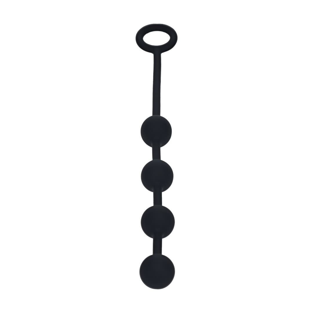 Bolas Anais Redondas Em Silicone S 20Mm Pretas Levelz