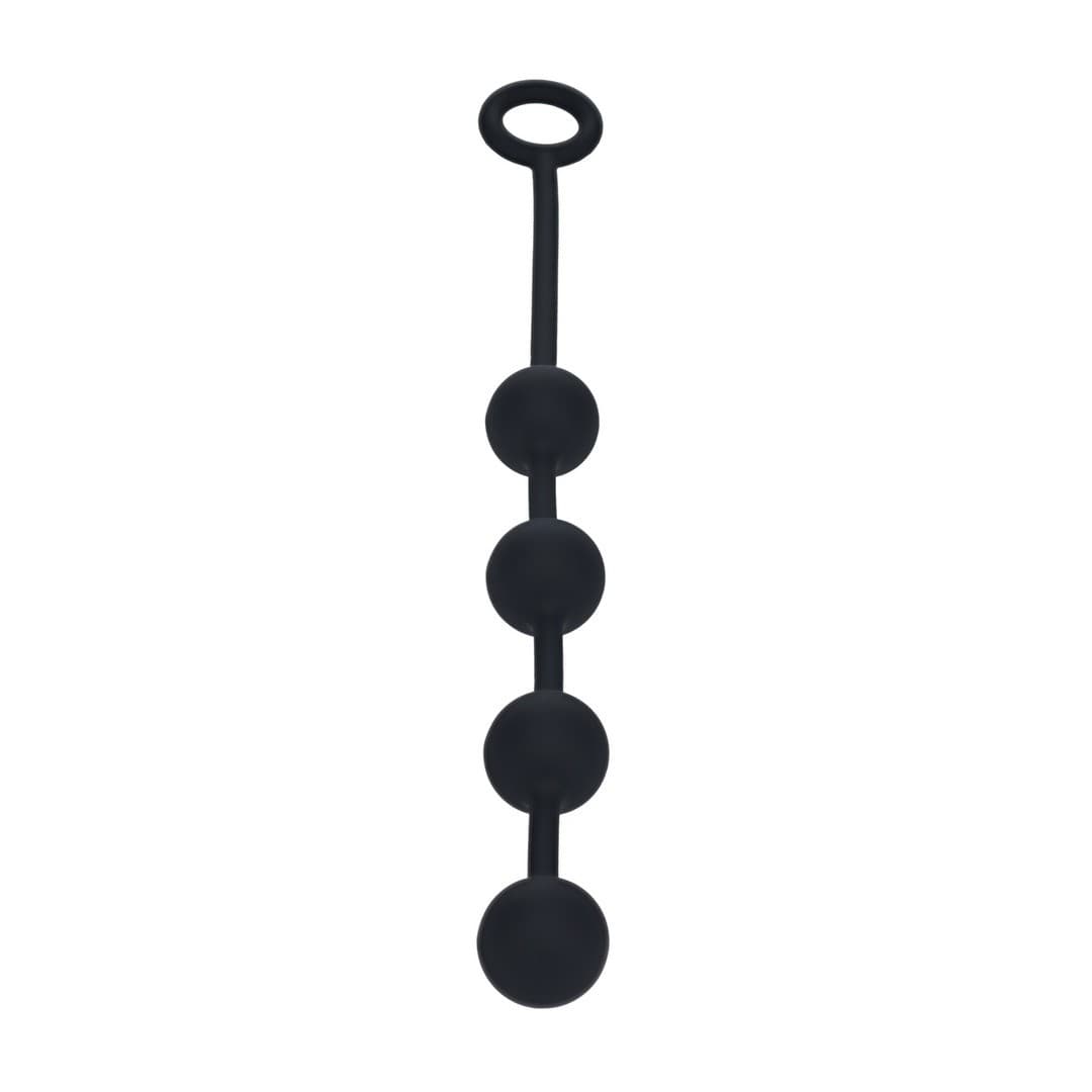 Bolas Anais Redondas Em Silicone M 30Mm Pretas Levelz