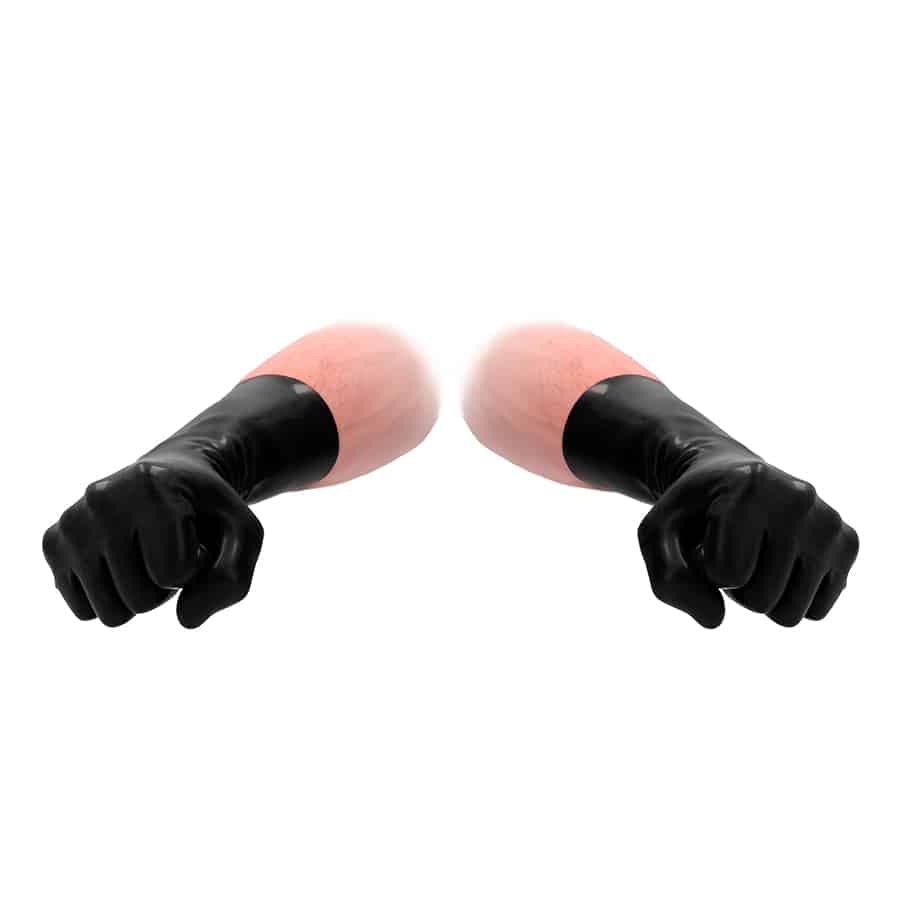 Fist it Luvas De Latex Fist It Pretas - Ex13765
