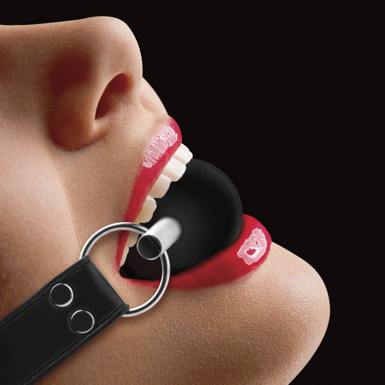 Ouch! – Mordaça Solid Ball Gag Preta