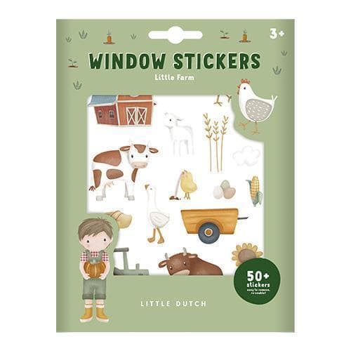 50 Autocolantes para Vidro Little Farm
