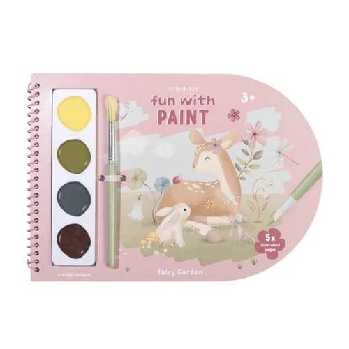 Little Dutch Livro de Colorir com Aguarelas Fairy Garden +3 Anos 126558