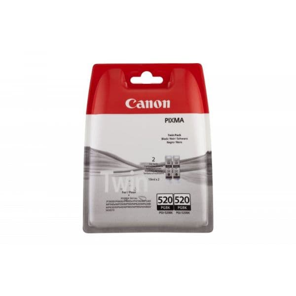 Tinteiro Canon Pack 2x PGI-520BK 2932B001 Black