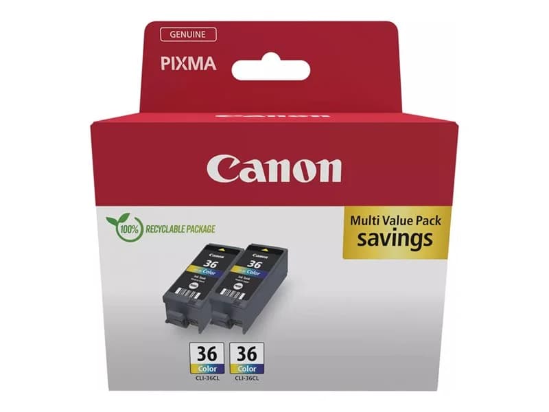 Tinteiro Canon CLI-36 Twin Pack - 1511B018